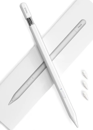 USB-C Pencil for iPad 2018-2026: Hidden-Port & BT Shortcut Button | Stylus Pen with Tilt Sensitivity & Palm Rejection for iPad 6-11th&Mini 5-7th, Air 3-5th/M2/M3, Pro 11"/12.9"/13"(M4/M5)White USB-C Pencil for iPad 2018-2026: Hidden-Port & BT Shortcut Button | Stylus Pen with Tilt Sensitivity & Palm Rejection for iPad 6-11th&Mini 5-7th, Air 3-5th/M2/M3, Pro 11"/12.9"/13"(M4/M5)White