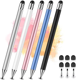 2-in-1 iPad Stylus,9mm Comfort Grip Stylists Pen for Touch Screens | 5pcs, Metal Barrel, High Sensitivity Universal Stylus,No Charging, Stylus Pen for iPad/iPhone/Switch/Android All Touchscreens 2-in-1 iPad Stylus,9mm Comfort Grip Stylists Pen for Touch Screens | 5pcs, Metal Barrel, High Sensitivity Universal Stylus,No Charging, Stylus Pen for iPad/iPhone/Switch/Android All Touchscreens