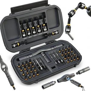 46 in 1 Magnetic Ratchet Screwdriver Set, Multi-Bit Screwdriver Kit, Nut Driver Set, Detachable Ratchet Handle with Storage Case, Repair Tool Kit for Furniture, Computer, Bicycle 46 in 1 Magnetic Ratchet Screwdriver Set, Multi-Bit Screwdriver Kit, Nut Driver Set, Detachable Ratchet Handle with Storage Case, Repair Tool Kit for Furniture, Computer, Bicycle