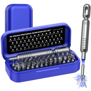 55-in-1 Precision Screwdriver Set Mini Magnetic Repair Tool Kit | 54 Magnetic Durable Bits, Compact Magnetic Case for Phone, Laptop, PC, Camera, Watch and Gifts for Men Women 55-in-1 Precision Screwdriver Set Mini Magnetic Repair Tool Kit | 54 Magnetic Durable Bits, Compact Magnetic Case for Phone, Laptop, PC, Camera, Watch and Gifts for Men Women
