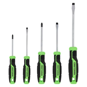 Screwdriver Set 5 PC High Visibility Handles, Magnetic Tips (CMHT65135) Screwdriver Set 5 PC High Visibility Handles, Magnetic Tips (CMHT65135)
