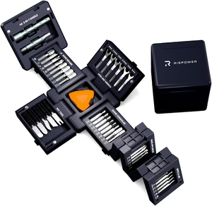 55-in-1 Magnetic Tool Cube Kit, Precision Screwdriver Set, Electronics Repair Kit for Laptop, PC, PS5, MacBook, iPhone, Switch, Glasses and Home Appliances 55-in-1 Magnetic Tool Cube Kit, Precision Screwdriver Set, Electronics Repair Kit for Laptop, PC, PS5, MacBook, iPhone, Switch, Glasses and Home Appliances