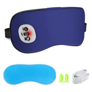 Cordless Heated Eye Massager with Cooling Eye Pad, Vibrating Heating Sleeping Mask for Men Women Kids -USB Charing Heated Eye Mask Electric for Dry Eyes, Relax,Travel (Blue) Cordless Heated Eye Massager with Cooling Eye Pad, Vibrating Heating Sleeping Mask for Men Women Kids -USB Charing Heated Eye Mask Electric for Dry Eyes, Relax,Travel (Blue)