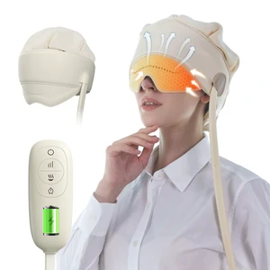 FSA Eligible HSA Approved Head Massager for Headaches, Eye Massager with Heat, 2200 mAh Electric Rechargeable Head Tool for Stress Relief, Migraine Relief Massager for Forehead, 6 Zone Kneading FSA Eligible HSA Approved Head Massager for Headaches, Eye Massager with Heat, 2200 mAh Electric Rechargeable Head Tool for Stress Relief, Migraine Relief Massager for Forehead, 6 Zone Kneading