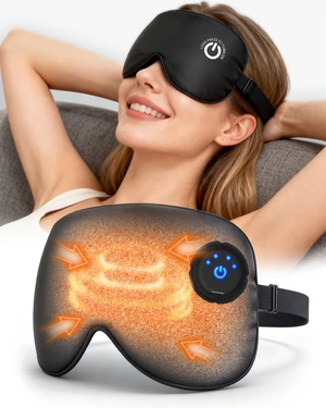 Heated Eye Mask FSA- HSA Eligible Cordless Pure Mulberry Silk Eye Mask for Dry Eyes Relief with 3Adjustable Heat Settings,1500mAh Rechargeable & Washable Eye Cover for Travel Sleep Therapy Heated Eye Mask FSA- HSA Eligible Cordless Pure Mulberry Silk Eye Mask for Dry Eyes Relief with 3Adjustable Heat Settings,1500mAh Rechargeable & Washable Eye Cover for Travel Sleep Therapy