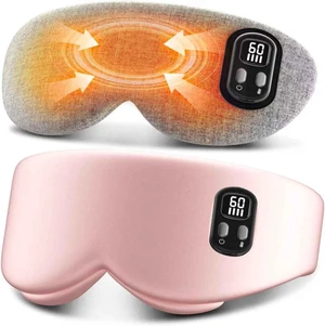 Cordless Heated Eye Mask, 4 Temp Timed Shutdown for Dry Eyes & Sleep Relief | Washable & Removable for Cleaning, Travel Friendly Heating Pad, Pink Cordless Heated Eye Mask, 4 Temp Timed Shutdown for Dry Eyes & Sleep Relief | Washable & Removable for Cleaning, Travel Friendly Heating Pad, Pink