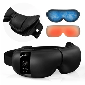 Ultra Quiet Eye Massager, Heat & Cooling, Massaging Eye Mask Black | Under 25dB Air Compression, Heated Eye Massager, with Cooling Gel, Bluetooth Music, Dry Eye, for Migraine, Eye Fatigue Relief Ultra Quiet Eye Massager, Heat & Cooling, Massaging Eye Mask Black | Under 25dB Air Compression, Heated Eye Massager, with Cooling Gel, Bluetooth Music, Dry Eye, for Migraine, Eye Fatigue Relief