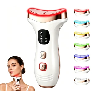 Facial Massager for Face & Neck, 7-in-1 Gua Sha Beauty Wand | Cold & Heat Therapy | 7 Color LED Light & Vibration | Depuffing & Sculpting Skincare Tool for Face, Neck | Gift for Women Facial Massager for Face & Neck, 7-in-1 Gua Sha Beauty Wand | Cold & Heat Therapy | 7 Color LED Light & Vibration | Depuffing & Sculpting Skincare Tool for Face, Neck | Gift for Women