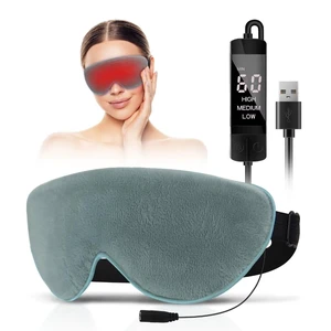Heated Eye Mask, Washable USB Electric Moist Heat Warm Compress for Eyes, Eye mask with Flaxseed for Dry Eyes, Blepharitis, Chalazion, MGD, Stye Eye Treatment Heated Eye Mask, Washable USB Electric Moist Heat Warm Compress for Eyes, Eye mask with Flaxseed for Dry Eyes, Blepharitis, Chalazion, MGD, Stye Eye Treatment