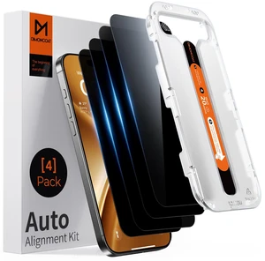 4-PACK for iPhone 16 Pro Max Privacy Screen Protector Glass 6.9" | 13FT Drop Tested, Auto Alignment Kit, 10X Military-Grade Tempered Glass, Stronger Edge Protection, Case Friendly, Bubble-Free 4-PACK for iPhone 16 Pro Max Privacy Screen Protector Glass 6.9" | 13FT Drop Tested, Auto Alignment Kit, 10X Military-Grade Tempered Glass, Stronger Edge Protection, Case Friendly, Bubble-Free