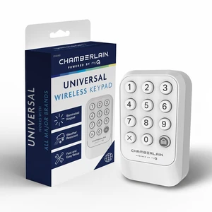 Genuine Universal myQ Wireless Garage Door Keypad | Works with all major brands, Weather-resistant & Secure, personalized PIN code for family & guests for easy, reliable access. Genuine Universal myQ Wireless Garage Door Keypad | Works with all major brands, Weather-resistant & Secure, personalized PIN code for family & guests for easy, reliable access.