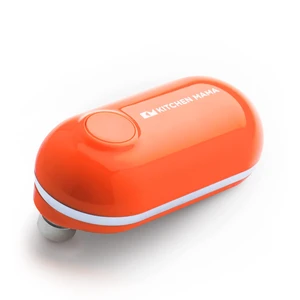 Mini Electric Can Opener Smooth Edge, Orange | Opens Can with One Press, Ultra-Compact, Hands-Free, Cordless, Battery Operated Mini Electric Can Opener Smooth Edge, Orange | Opens Can with One Press, Ultra-Compact, Hands-Free, Cordless, Battery Operated
