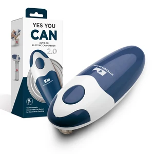 Auto 2.0 Electric Can Opener, Navy Blue | Refined Blade, Automatic Hands Free, Smooth Edge, Food-Safe, Battery Operated Auto 2.0 Electric Can Opener, Navy Blue | Refined Blade, Automatic Hands Free, Smooth Edge, Food-Safe, Battery Operated