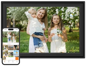 Digital Picture Frame 1280×800 HD Touch Screen Wall-Mountable | 10.1 Inch WiFi Electronic Photo Frame, Auto-Rotate, Share Photos via AppPerfect Birthday Christmas Gift for Family Parents. Digital Picture Frame 1280×800 HD Touch Screen Wall-Mountable | 10.1 Inch WiFi Electronic Photo Frame, Auto-Rotate, Share Photos via AppPerfect Birthday Christmas Gift for Family Parents.