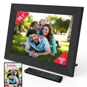 Frameo WiFi Digital Picture Frame 10.1 inch | 32GB Storage, Touchscreen, Auto Rotate, Motion Sensor, Weather and Calendar Digital Frame, Memory Card Slot, Remote | CLICKid SNAP10 Digital Photo Frame Frameo WiFi Digital Picture Frame 10.1 inch | 32GB Storage, Touchscreen, Auto Rotate, Motion Sensor, Weather and Calendar Digital Frame, Memory Card Slot, Remote | CLICKid SNAP10 Digital Photo Frame
