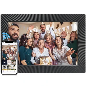 10.1 Inch WiFi Digital Picture Frame with HD IPS Touch Screen, 1280x800 Resolution, Stores 30,000 Photos, No Monthly Fees Wireless Smart Photo Frame with Free App for iPhone & Android 10.1 Inch WiFi Digital Picture Frame with HD IPS Touch Screen, 1280x800 Resolution, Stores 30,000 Photos, No Monthly Fees Wireless Smart Photo Frame with Free App for iPhone & Android