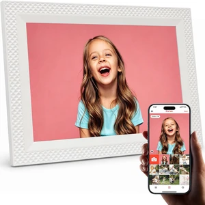 Frameo Digital Picture Frame 10.1" Digital Calendar 2-in-1|WiFi Smart Photo Frame16GB with 1280x800 HD Touchscreen|Sync Family Calendars Planner|Share Photos/Videos from Phone|Gifts for Mom Parents Frameo Digital Picture Frame 10.1" Digital Calendar 2-in-1|WiFi Smart Photo Frame16GB with 1280x800 HD Touchscreen|Sync Family Calendars Planner|Share Photos/Videos from Phone|Gifts for Mom Parents