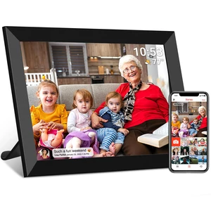 FRAMEO 10.1 inch 32GB Digital Picture Frame, IPS LCD Touch Screen, Auto-Rotate Easy Setup to Share Photos & Videos via Frameo from Anywhere, Gifts for Parents and Grandparents FRAMEO 10.1 inch 32GB Digital Picture Frame, IPS LCD Touch Screen, Auto-Rotate Easy Setup to Share Photos & Videos via Frameo from Anywhere, Gifts for Parents and Grandparents