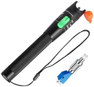 Visual Fault Locator,Fiber Optic Cable Tester Meter, Cable Test Equipment Suitable with 2.5 mm Universal Connector FC Male to LC Female Adapter for CATV Telecommunications Visual Fault Locator,Fiber Optic Cable Tester Meter, Cable Test Equipment Suitable with 2.5 mm Universal Connector FC Male to LC Female Adapter for CATV Telecommunications