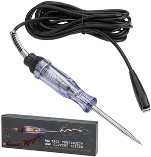 Voltage Continuity & Current Tester 54inch 4.5feet 1PK 6-12 V DC 24 V AC Tester Car Electric Test Pen Heavy Duty Light Fuse Tester Automotive Circuit Tester Vehicle Circuits Low DC Voltage Voltage Continuity & Current Tester 54inch 4.5feet 1PK 6-12 V DC 24 V AC Tester Car Electric Test Pen Heavy Duty Light Fuse Tester Automotive Circuit Tester Vehicle Circuits Low DC Voltage