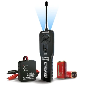 P30 Pro Circuit Tracer with Dual LED Lights, Automotive Electrical Open & Short Finder, Fault Probe Cable Tester, Diagnostic Tool for Vehicle Wiring Repair, Cable Toner, DC 6-42V(With Battery) P30 Pro Circuit Tracer with Dual LED Lights, Automotive Electrical Open & Short Finder, Fault Probe Cable Tester, Diagnostic Tool for Vehicle Wiring Repair, Cable Toner, DC 6-42V(With Battery)