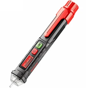 AC Voltage Tester,Non-Contact Voltage Tester, Dual Range 12-1000V/48-1000V with LCD Display, Buzzer Alarm, Flashlight and Live/Neutral Wire Detection AC Voltage Tester,Non-Contact Voltage Tester, Dual Range 12-1000V/48-1000V with LCD Display, Buzzer Alarm, Flashlight and Live/Neutral Wire Detection