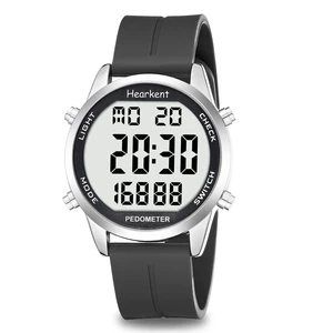 Pedometer Watch for Walking for Senior Step Counter Watch | No App Required, with Steps Calories Miles Counter, 3ATM Waterproof, Backlight, Countdown, Stopwatch, LCD Large Numbers Pedometer Watch for Walking for Senior Step Counter Watch | No App Required, with Steps Calories Miles Counter, 3ATM Waterproof, Backlight, Countdown, Stopwatch, LCD Large Numbers
