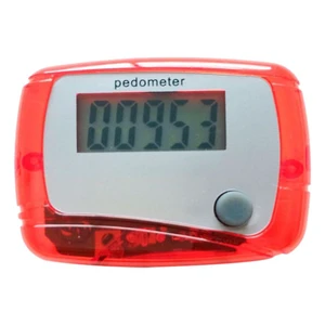 Red Portable Counter Mini Digital LCD Pedometer Sports Walking Running Step Counter Meter Walking Distance Miles, Calorie Counter, Daily Target Monitor, Exercise Time Fitness Technology Red Portable Counter Mini Digital LCD Pedometer Sports Walking Running Step Counter Meter Walking Distance Miles, Calorie Counter, Daily Target Monitor, Exercise Time Fitness Technology