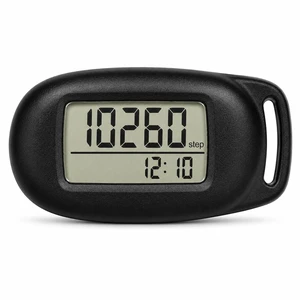 3D Pedometer for Walking, 30-Day Memory Step Counter with Backlight | 3D pedometer for walking with tri-axis sensor, accurate step counter, distance tracker and calorie counter for daily fitness 3D Pedometer for Walking, 30-Day Memory Step Counter with Backlight | 3D pedometer for walking with tri-axis sensor, accurate step counter, distance tracker and calorie counter for daily fitness