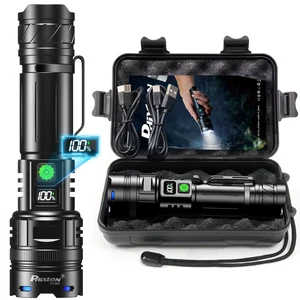 Rechargeable Flashlight High Lumens 100000 One Mode for Home Travel | Easy Operation Single Click, Fast USB C Charging, Compact 6.46 Length, Long Lasting 15 Hours, Super Bright 30W, Waterproof Rechargeable Flashlight High Lumens 100000 One Mode for Home Travel | Easy Operation Single Click, Fast USB C Charging, Compact 6.46 Length, Long Lasting 15 Hours, Super Bright 30W, Waterproof