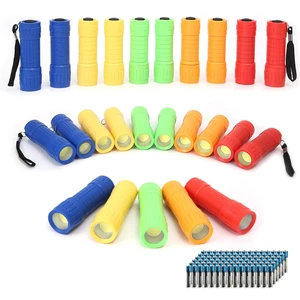 30-Pack Small Mini Flashlight Set, 5 Colors, COB LED Handheld Flashlight with Lanyard,90-Pack AAA Battery Included for Kids/Night Reading/Party/Camping/Emergency/Hunting 30-Pack Small Mini Flashlight Set, 5 Colors, COB LED Handheld Flashlight with Lanyard,90-Pack AAA Battery Included for Kids/Night Reading/Party/Camping/Emergency/Hunting