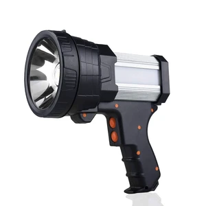 Rechargeable Spotlight, Super Bright 2000000 High Lumen LED Handheld Spotlight Long Lasting Large Flashlight Searchlight and Flood Camping Flashlight with Foldable Tripod Rechargeable Spotlight, Super Bright 2000000 High Lumen LED Handheld Spotlight Long Lasting Large Flashlight Searchlight and Flood Camping Flashlight with Foldable Tripod