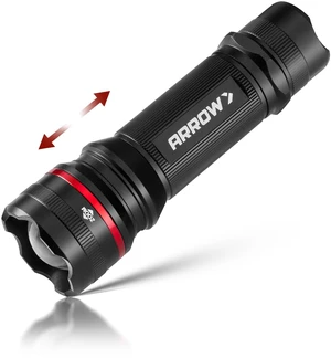 LED Flashlight 500 Lumens Zoomable,High-Low-Strobe Modes | Handheld Flashlight with 3 AAA Batteries Included for Camping, Emergency, Outdoor LED Flashlight 500 Lumens Zoomable,High-Low-Strobe Modes | Handheld Flashlight with 3 AAA Batteries Included for Camping, Emergency, Outdoor