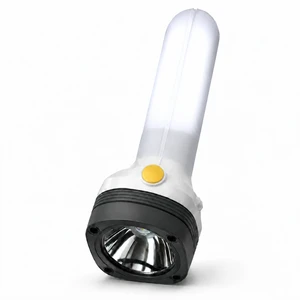 Rechargeable Flashlight Lantern, 2-in-1 LED Handheld Light with Front Beam, 360° Area Lantern and Emergency Strobe, USB-C Camping Light for Power Outages, Home and Car Rechargeable Flashlight Lantern, 2-in-1 LED Handheld Light with Front Beam, 360° Area Lantern and Emergency Strobe, USB-C Camping Light for Power Outages, Home and Car