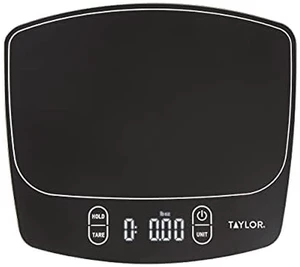Waterproof Digital Kitchen Scale, 11 pounds, Black | IP67 Rated, LED Display, Tare Function, 11 lb / 5000 g / 176 fl oz Capacity, Food Scale for Precise Cooking and Meal Prep Waterproof Digital Kitchen Scale, 11 pounds, Black | IP67 Rated, LED Display, Tare Function, 11 lb / 5000 g / 176 fl oz Capacity, Food Scale for Precise Cooking and Meal Prep