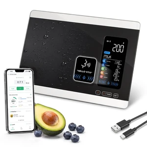 AI Voice Food Scale with Nutritional Calculator, Type-C, Fitdays+ | Color Display, Instant Macro, Carb Tracker, Smart Digital Food Scale , Sync with Apps, Tempered Glass Platform, Grey AI Voice Food Scale with Nutritional Calculator, Type-C, Fitdays+ | Color Display, Instant Macro, Carb Tracker, Smart Digital Food Scale , Sync with Apps, Tempered Glass Platform, Grey
