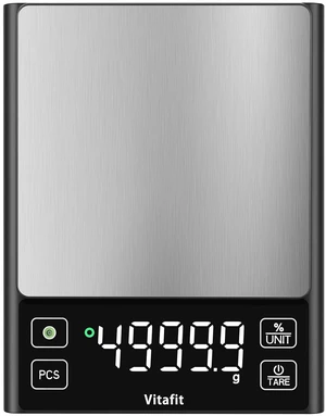 11lb Digital Food Scale High Accuracy 0.1g, Kitchen Scale Big LED | Professional Factory Since 2001 Scales Weight Grams and Ounces with % Percentage for Cooking/Baking/Coffee, 304 Steel, Black 11lb Digital Food Scale High Accuracy 0.1g, Kitchen Scale Big LED | Professional Factory Since 2001 Scales Weight Grams and Ounces with % Percentage for Cooking/Baking/Coffee, 304 Steel, Black