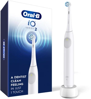Rechargeable Electric Toothbrush, iO2, 3 Cleaning Modes, Automatic Pressure Sensor to Protect Gums, Pure White Rechargeable Electric Toothbrush, iO2, 3 Cleaning Modes, Automatic Pressure Sensor to Protect Gums, Pure White