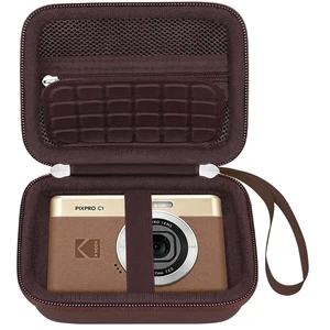 Camera Carrying Case for KODAK PIXPRO C1 Digital Camera, Brown | KODAK PIXPRO C1 Compact Digital Camera Hard Bag, with Mesh Pocket Wrist Strap Zipper, for Vlogging Travel Protective Storage Camera Carrying Case for KODAK PIXPRO C1 Digital Camera, Brown | KODAK PIXPRO C1 Compact Digital Camera Hard Bag, with Mesh Pocket Wrist Strap Zipper, for Vlogging Travel Protective Storage