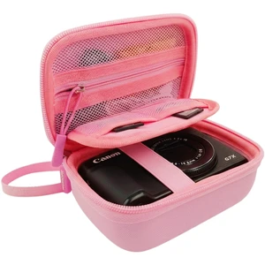 Camera Case for Canon G7X Mark III/II, Cybershot, SX740 HS | Hard Shell Case fits PowerShot, Sony Cyber-shot, Ricoh GR and Kodak Pixpro with Partition Storage for SD Card AccessoryPink Camera Case for Canon G7X Mark III/II, Cybershot, SX740 HS | Hard Shell Case fits PowerShot, Sony Cyber-shot, Ricoh GR and Kodak Pixpro with Partition Storage for SD Card AccessoryPink