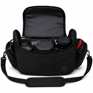 Large Padded Camera Bag with Shoulder Strap DSLR & Mirrorless Camera Carrying Bag, Lightweight Protective Crossbody Camera Bag Large Padded Camera Bag with Shoulder Strap DSLR & Mirrorless Camera Carrying Bag, Lightweight Protective Crossbody Camera Bag