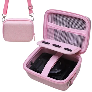 Camera Case Bag Compatible with Canon PowerShot G7 X Mark III, Mark II, SX740 HS, Sony ZV-1, KODAK PIXPRO WPZ2 Digital 4K Vlogging Camera, Point and Shoot 4K Video Camera Bag, Pink (Case Only) Camera Case Bag Compatible with Canon PowerShot G7 X Mark III, Mark II, SX740 HS, Sony ZV-1, KODAK PIXPRO WPZ2 Digital 4K Vlogging Camera, Point and Shoot 4K Video Camera Bag, Pink (Case Only)