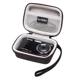 Camera Case Compatible with KODAK PIXPRO FZ55 FZ45, Black+Gray | Fits Kodak FZ55/FZ45 16MP Compact Digital Cameras, Carrying Storage Travel Bag Camera Case Compatible with KODAK PIXPRO FZ55 FZ45, Black+Gray | Fits Kodak FZ55/FZ45 16MP Compact Digital Cameras, Carrying Storage Travel Bag
