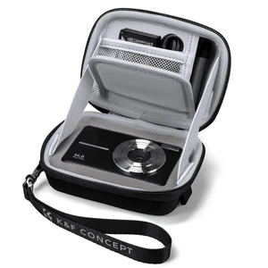 Digital Camera Case for CAMKORY/for Kodak PIXPRO FZ55/FZ45 | Small Hard Shell Carrying Protective Case, for Canon PowerShot/ Vlogging, Travel and Storage (Case Only), BE01 Digital Camera Case for CAMKORY/for Kodak PIXPRO FZ55/FZ45 | Small Hard Shell Carrying Protective Case, for Canon PowerShot/ Vlogging, Travel and Storage (Case Only), BE01
