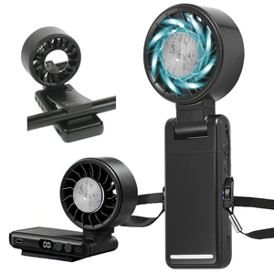 Portable Handheld Turbo Fan with Ice Cooling, 8m/s High Speed Turbo Fan, 4-in-1 Hand/Neck/Desk/Waist Fan with Clip for Umbrella, Stroller, Office, Beach, Outdoor, Summer/Travel Essentials Portable Handheld Turbo Fan with Ice Cooling, 8m/s High Speed Turbo Fan, 4-in-1 Hand/Neck/Desk/Waist Fan with Clip for Umbrella, Stroller, Office, Beach, Outdoor, Summer/Travel Essentials