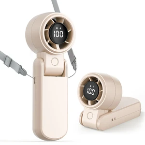 Portable Handheld Turbo Fan, Strong Rechargeable Mini Travel Fan | LED Display, 4000mAh Battery Operated, Powerful Turbo Wind, HandHeld & Desk & Neck Use, Personal Cooling Fan for Outdoor Trip Portable Handheld Turbo Fan, Strong Rechargeable Mini Travel Fan | LED Display, 4000mAh Battery Operated, Powerful Turbo Wind, HandHeld & Desk & Neck Use, Personal Cooling Fan for Outdoor Trip