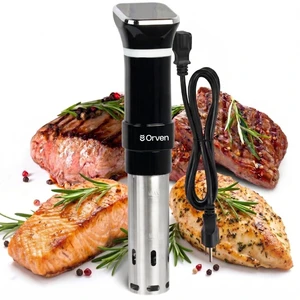 Sous Vide Cooker 1100W Precision Immersion Circulator with ±0.2°F Accuracy, Quiet Brushless Motor, Adjustable Clamp, 420L Capacity, Stainless Steel, Built-In Timer, Easy Digital Control Sous Vide Cooker 1100W Precision Immersion Circulator with ±0.2°F Accuracy, Quiet Brushless Motor, Adjustable Clamp, 420L Capacity, Stainless Steel, Built-In Timer, Easy Digital Control