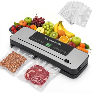 Food Sealer Vacuum Sealer Machine with 30 Bags, Built-In Cutter, 6-in-1 | Automatic, Compact Wet & Dry Food Saver Vacuum Sealers for Meat, Seal a Meal, Freezer Food Storage Food Sealer Vacuum Sealer Machine with 30 Bags, Built-In Cutter, 6-in-1 | Automatic, Compact Wet & Dry Food Saver Vacuum Sealers for Meat, Seal a Meal, Freezer Food Storage