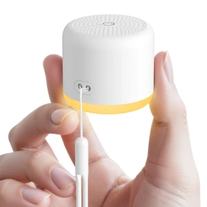 White Noise Machine with Night Light, 18 Soothing Sounds Portable Sound Machine for Baby Adults, Mini Travel Sound Machine for Sleeping with Memory Timer, Office Hotel Gift White Noise Machine with Night Light, 18 Soothing Sounds Portable Sound Machine for Baby Adults, Mini Travel Sound Machine for Sleeping with Memory Timer, Office Hotel Gift