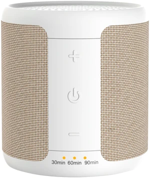 Portable White Noise Machine, 30 Sounds, USB-C, 12H Battery, Mini Travel | 32 volume levels, 30/60/90-min timers, continuous play, memory function, and pocket-size design for sleep or focus. Portable White Noise Machine, 30 Sounds, USB-C, 12H Battery, Mini Travel | 32 volume levels, 30/60/90-min timers, continuous play, memory function, and pocket-size design for sleep or focus.